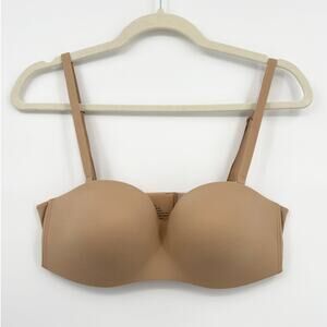 Soma Size 36B Enbliss Stay Put Wireless Bra Strapless Multiway Beige Bralette